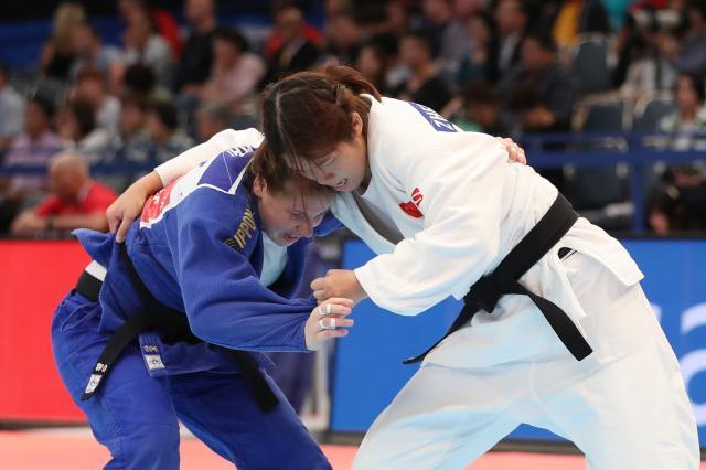 中国女子vs日本柔道比赛