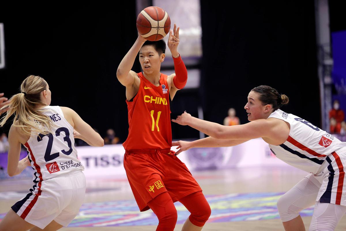 中国女篮vs法国全场回放