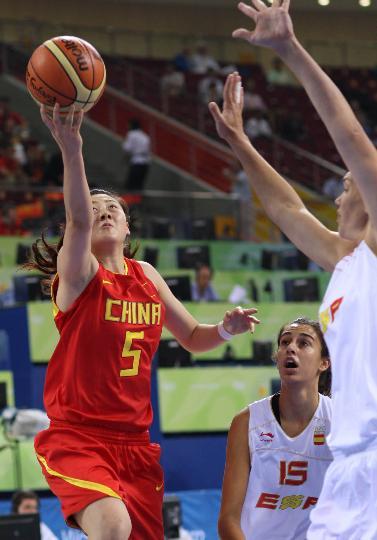 中国女篮vs西班牙录像