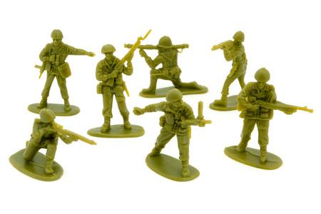 塑料士兵玩具美国vs日本